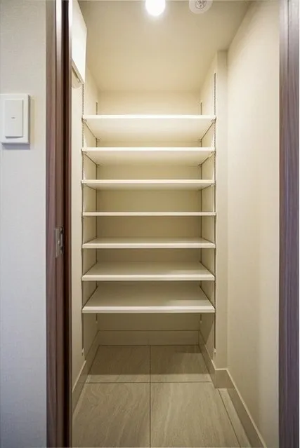 Due Fuchu I - Interior - ["Wood", "Flooring", "Shelving"]