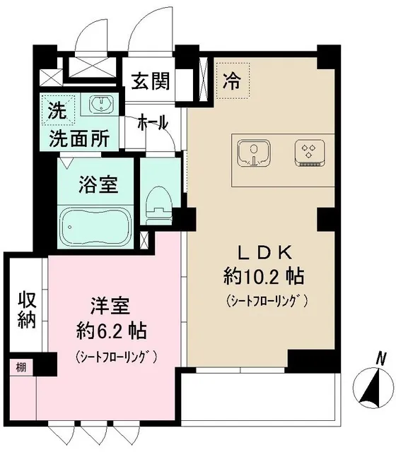 Nishiki-Tei Minami-Azabu - Floor Plan - ["White", "Plan", "Diagram"]