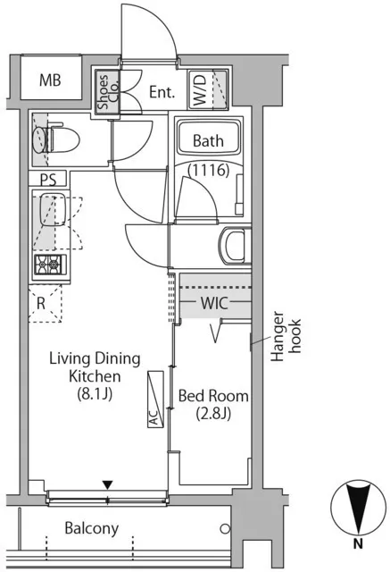 Nakano Shinbashi Residence - Floor Plan - ["Diagram", "Plan"]