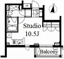 Minamiazabu West - Floor Plan - ["Rectangle", "Font", "Schematic"]