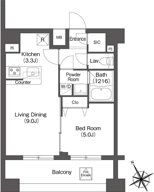 Comforia Live Negishi Nichome - Floor Plan - ["Floor plan"]