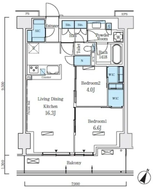 Royal Parks Akabane North - Floor Plan - ["Diagram", "Plan", "Floor plan"]