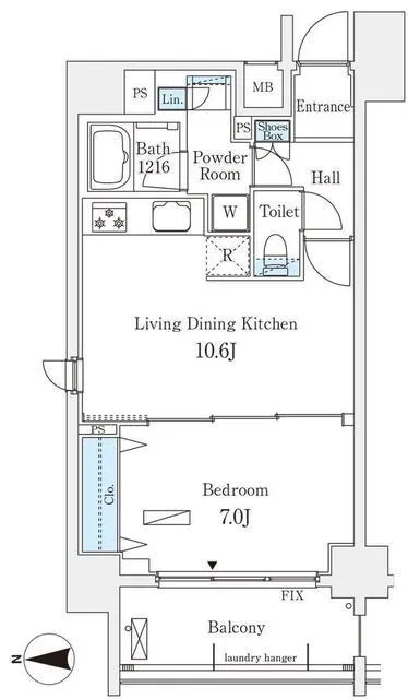 Urban Premier Akihabara - Floor Plan - ["Rectangle", "Font", "Line"]