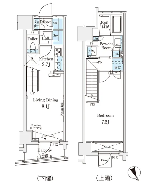 Parknard Fit Minami Aoyama Vista - Floor Plan - ["Floor plan", "Plan", "Diagram"]