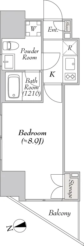 Milia Residence Shinjuku Gyoen II - Floor Plan - []