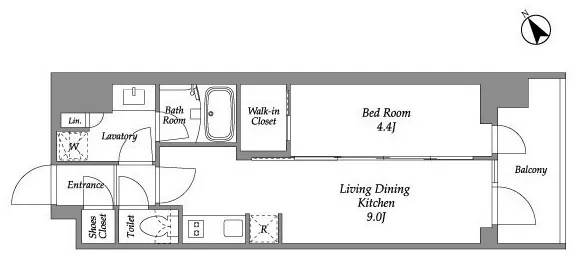 Season Flats Omorinishi - Floor Plan - []