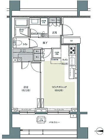 Park House Higashi Nakano Rive Gauche - Floor Plan - ["Diagram", "Plan", "Floor plan"]