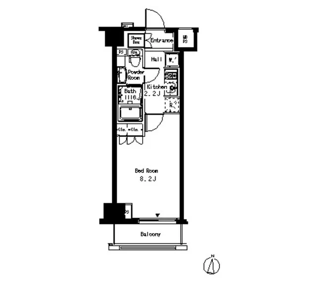 Park Axis Kiyosumi-Shirakawa - Floor Plan - ["Diagram", "Floor plan"]