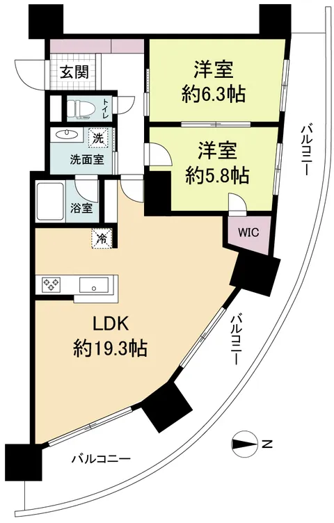 Due Namba South - Floor Plan - ["Design", "Plan", "Diagram"]