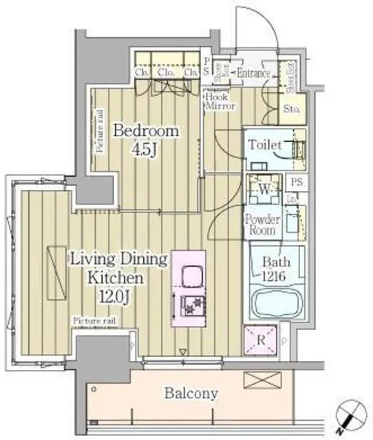 Park Axis Shibuya Kamiyamacho - Floor Plan - ["Floor plan", "Plan", "Diagram"]