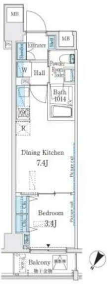 Buena Vista Yoyogi - Floor Plan - []