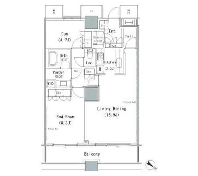 The Tokyo Towers Midtower - Floor Plan - ["Floor plan", "Plan", "Diagram"]