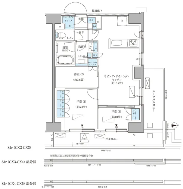 Park Axis Shinagawa Tennozu Isle - Floor Plan - ["White", "Diagram", "Plan"]
