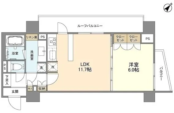 YS Residence Daitabashi - Floor Plan - ["Floor", "Wood flooring", "Apartment"]