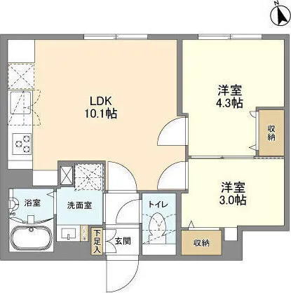 Well Square Shinjuku Toyama - Floor Plan - ["White", "Plan", "Diagram"]