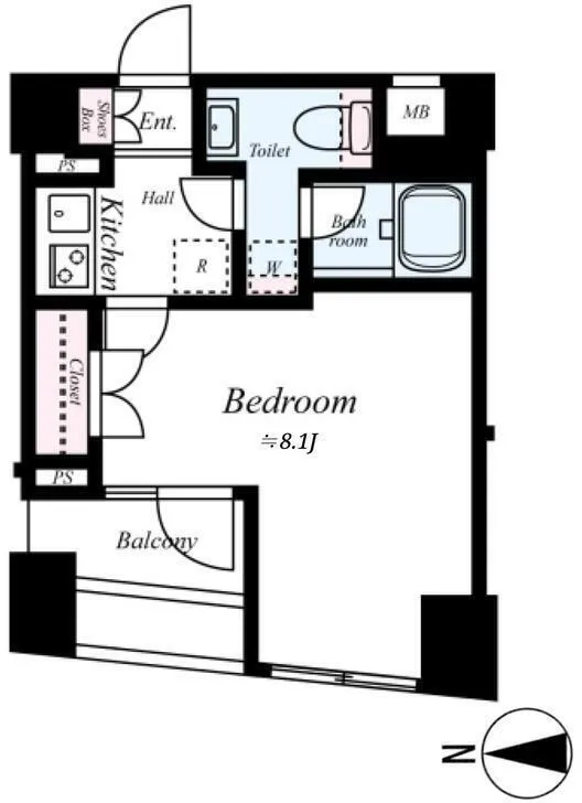 Dearly Awesome Tokyo Bay Shiomi - Floor Plan - []