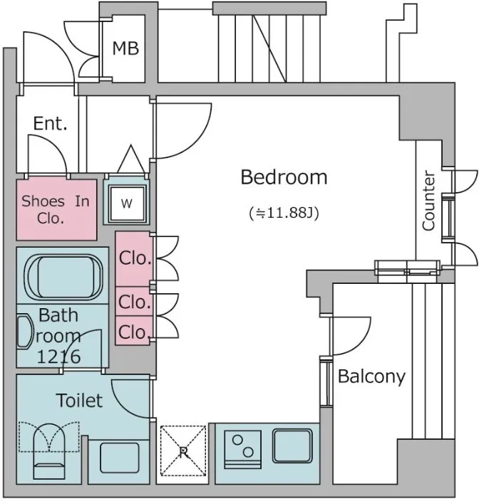 RESIDIA Bunkyo Yushima - Floor Plan - ["White", "Floor plan", "Plan"]