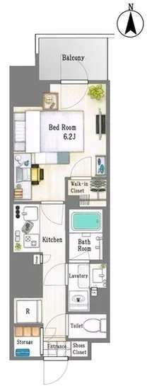 Due Kameido - Floor Plan - []