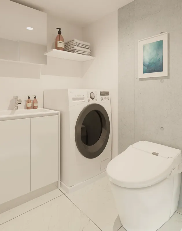 Fullea Okusawa - Interior - ["Flooring", "Washing machine", "Floor"]