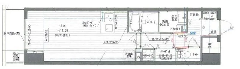 Residia Mejiro - Floor Plan - ["Rectangle", "Font", "Parallel"]