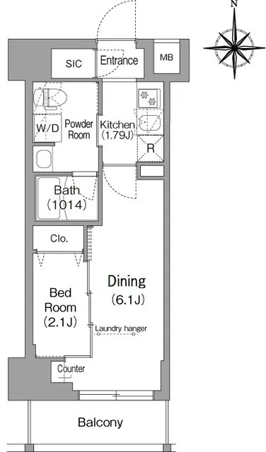 Comforia Liv Shimo-Ochiai - Floor Plan - []