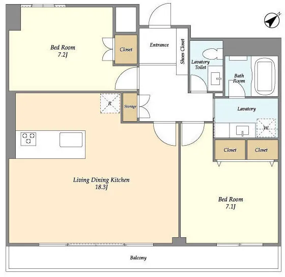 LOOP-M - Floor Plan - ["Rectangle", "Font", "Parallel"]