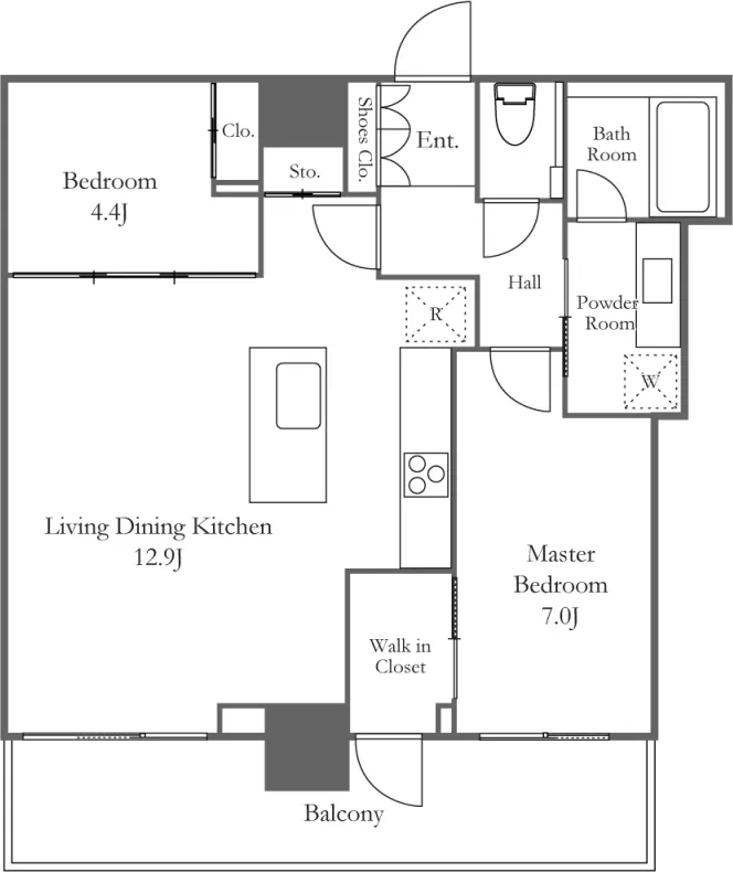 Lieto Court Arc Tower - Floor Plan - ["White", "Plan", "Floor plan"]