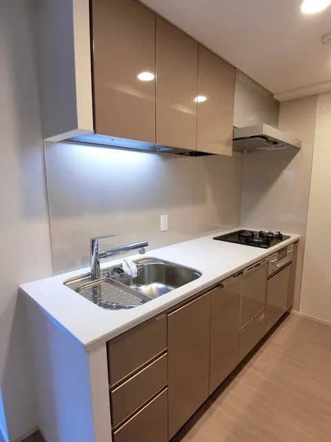 The Parkhouse Toyocho Midori Guest House - Interior - ["Tap", "Cabinetry", "Kitchen sink"]