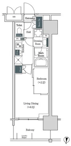 Brookside Residence Kiba - Floor Plan - []