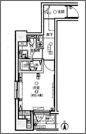 Plaire Kanda Sakumacho - Floor Plan - ["Diagram", "Plan"]
