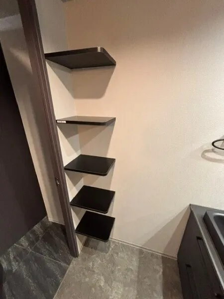 EXAM AKASAKA - Interior - ["Shelving", "Shelf", "Wood stain"]