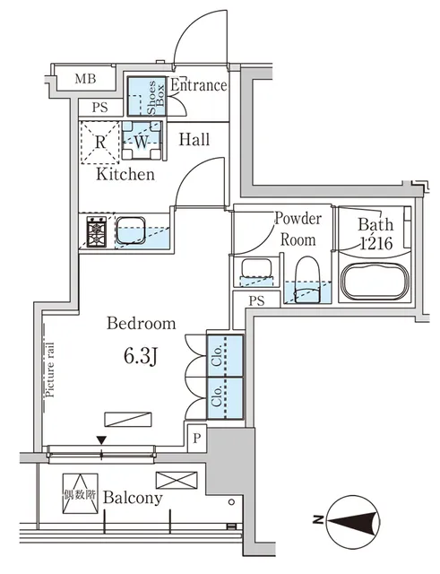 Park Axis Kinshicho West - Floor Plan - ["Floor plan", "Plan", "Diagram"]
