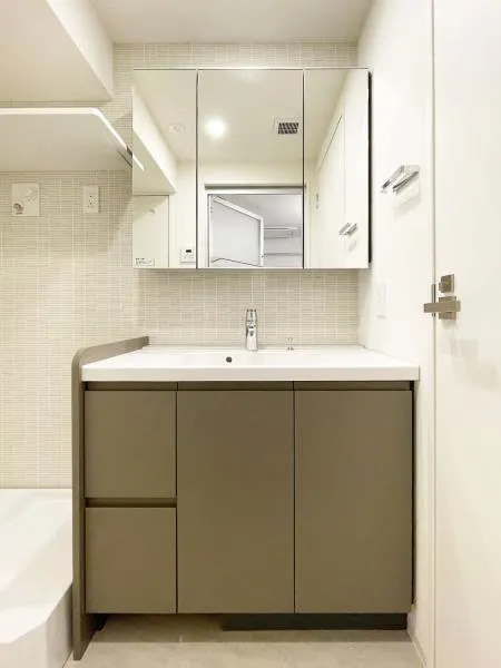 Brillia Ist Asakusa - Interior - ["Flooring", "Bathroom Sink", "Bathroom cabinet"]