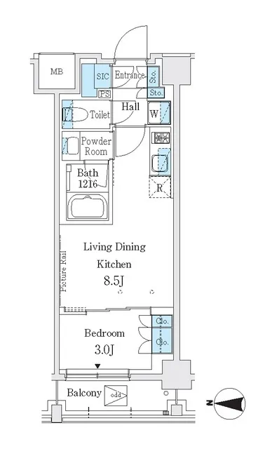 J.GRAN Court Shinagawa Nishi-Oi EAST - Floor Plan - ["Schematic", "Rectangle", "Font"]