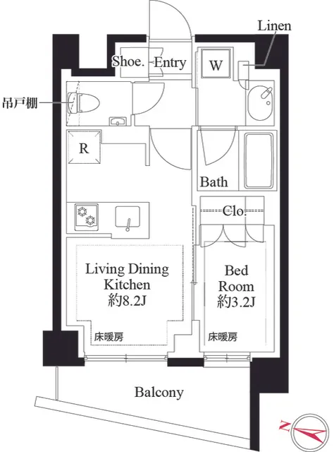 343 Residence Shinagawa (Open Residence) - Floor Plan - ["Diagram", "Plan", "Floor plan"]