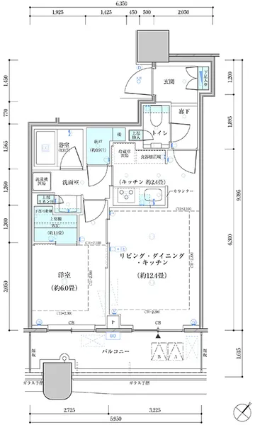 Park Tower Kachidoki South Building - Floor Plan - ["White", "Plan", "Diagram"]