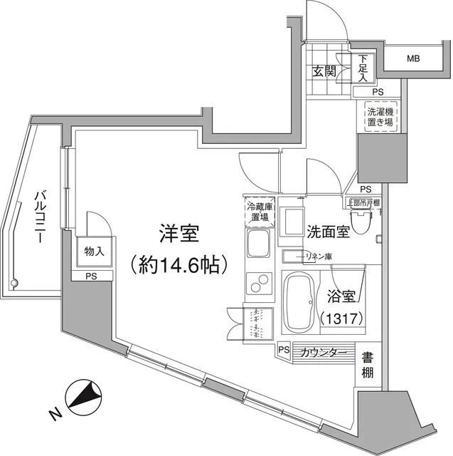 Park Habio Moto-Azabu - Floor Plan - ["Schematic", "Line", "Font"]