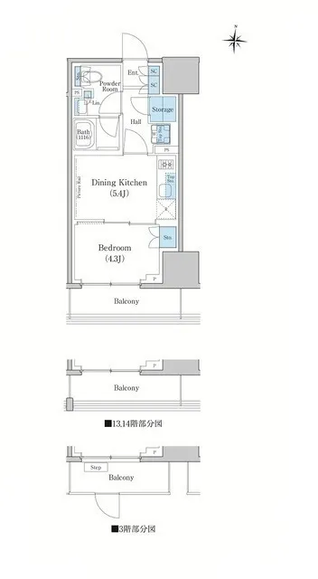 Stylio Kamata West - Floor Plan - ["Diagram", "Plan", "Floor plan"]