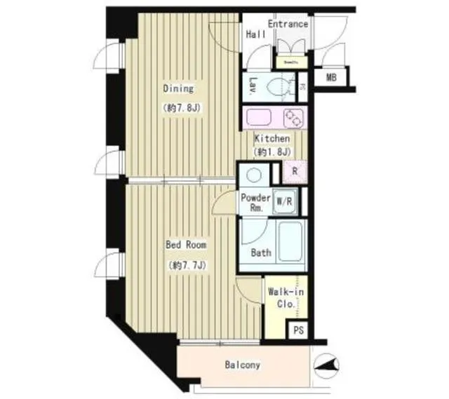 City Current Otemachi - Floor Plan - ["Map", "Rectangle", "Font"]