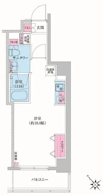 RESIDIA Ogikubo III - Floor Plan - ["Rectangle", "Font", "Parallel"]