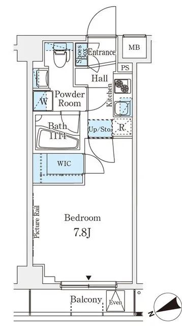 Asyl Court Yamanote Dozaka - Floor Plan - ["Rectangle", "Font", "Parallel"]