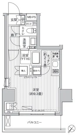 Hulic Residence Komagome - Floor Plan - ["Plan", "Wood flooring", "Diagram"]