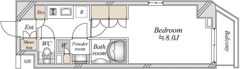 Reterras Magome - Floor Plan - ["Rectangle", "Line", "Font"]