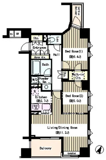 Kokuyole Nihombashi - Floor Plan - ["Rectangle", "Schematic", "Font"]