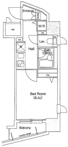 Prime Urban Nishi Shinjuku I - Floor Plan - []