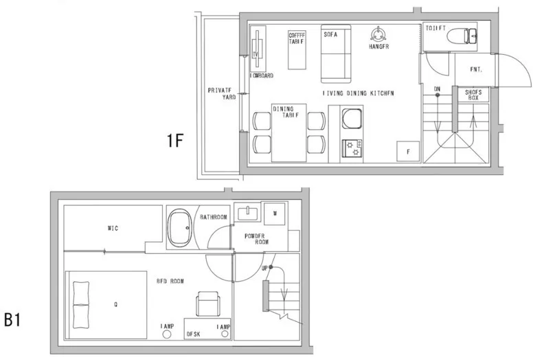 Hmlet Nakano Sakaue - Floor Plan - ["White", "Plan", "Diagram"]