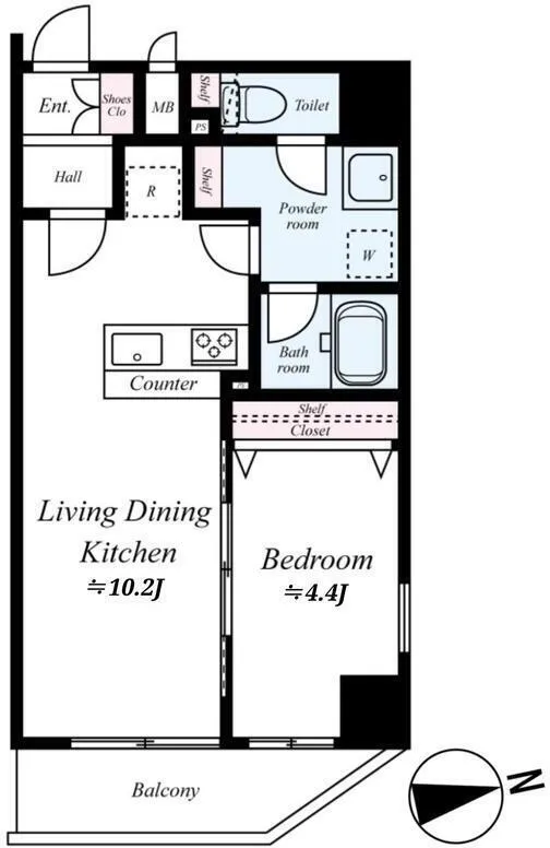 Prele Duc Asakusa IV - Floor Plan - ["Plan", "Floor plan"]