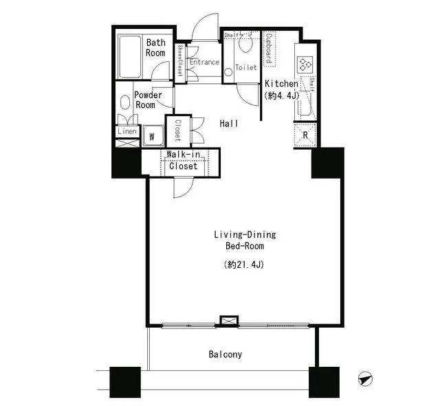 Shirokane Tower - Floor Plan - ["Schematic", "Rectangle", "Font"]