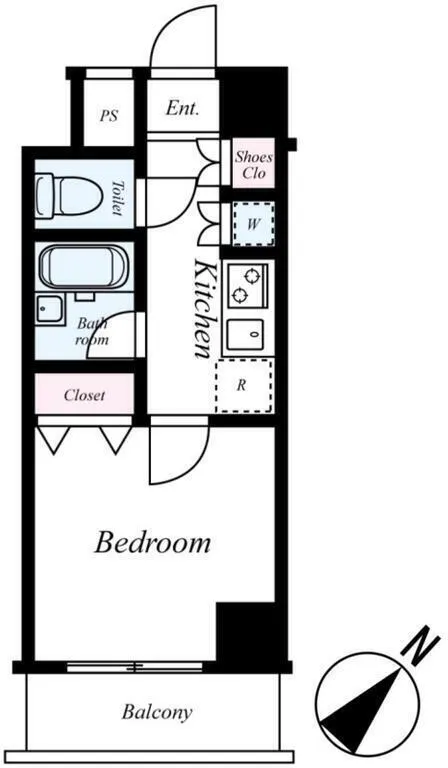 Sky Court Hatagaya - Floor Plan - []