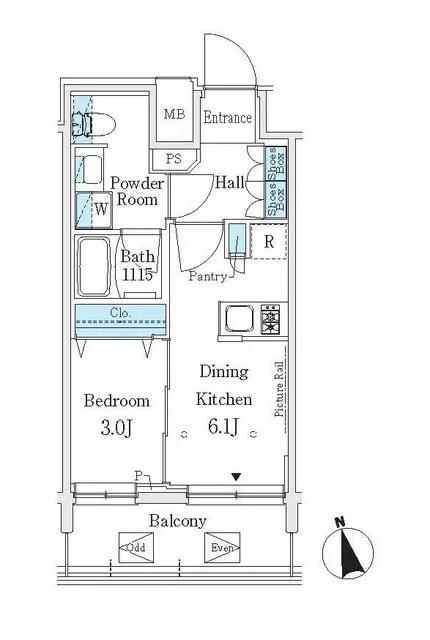 J.GRAN Court Asakusa - Floor Plan - ["Schematic", "Rectangle", "Slope"]